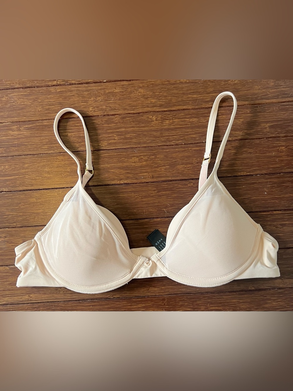 Pepper Classic All You Bra 34A Cream Nude no gap comfort bra for small chest